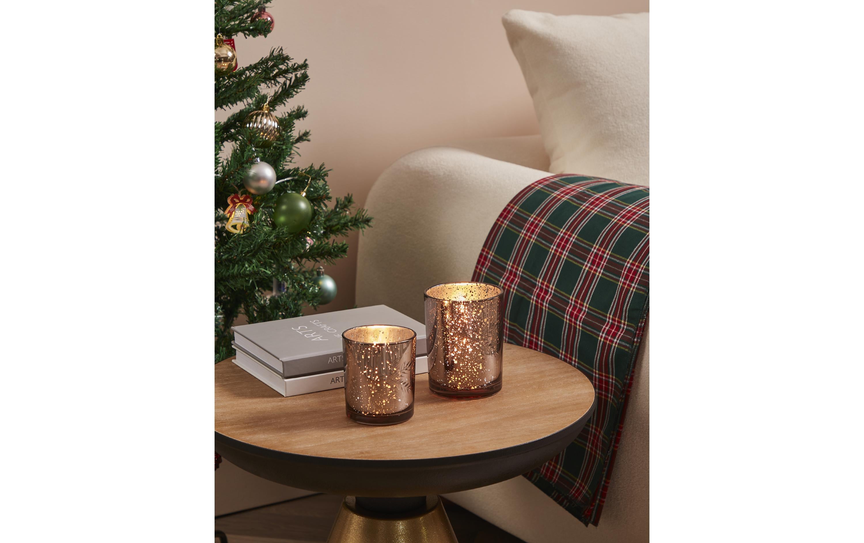 EGLO Teelichthalter Scheeflocke Lukut 10 cm Silber, Glas EGLO Teelichthalter Scheeflocke Lukut 10 cm Silber, Glas