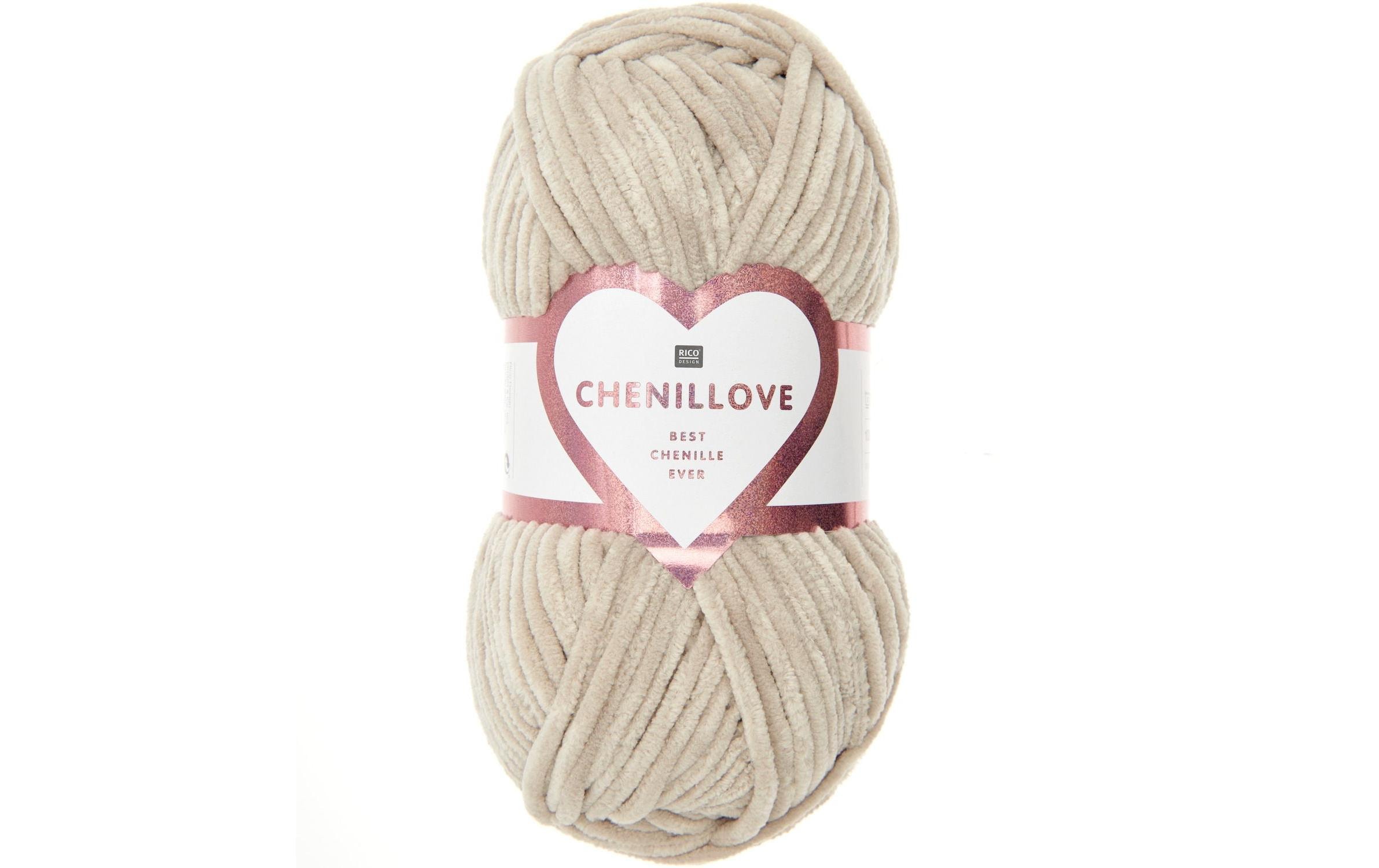 Rico Design Wolle Chenillove 100 g, Nature