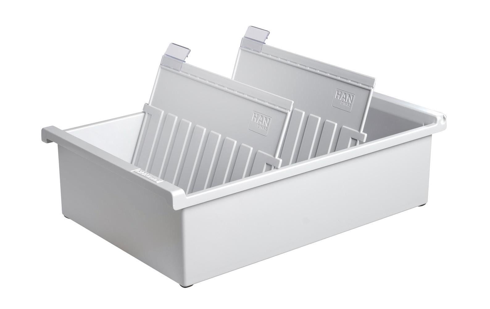 HAN Karteibox A5 Quer, 1300 Karten, Grau HAN Karteibox A5 Quer, 1300 Karten, Grau