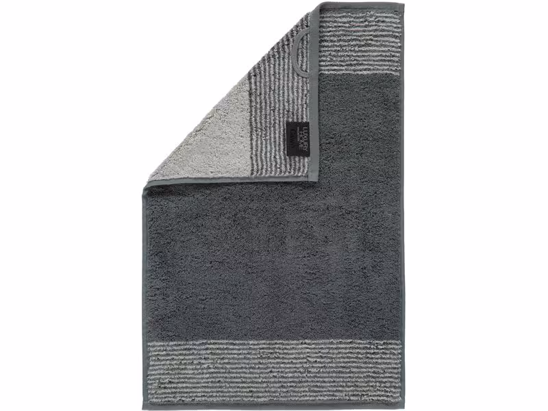 Cawö Gästetuch Two Tone 30 x 50 cm, Schiefer