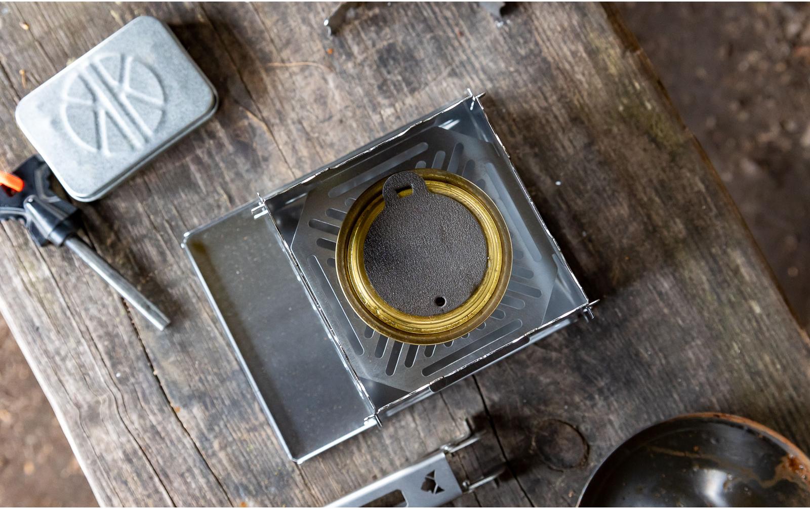 Fennek Grill Campingkocher Hobo Premium, Edelstahl