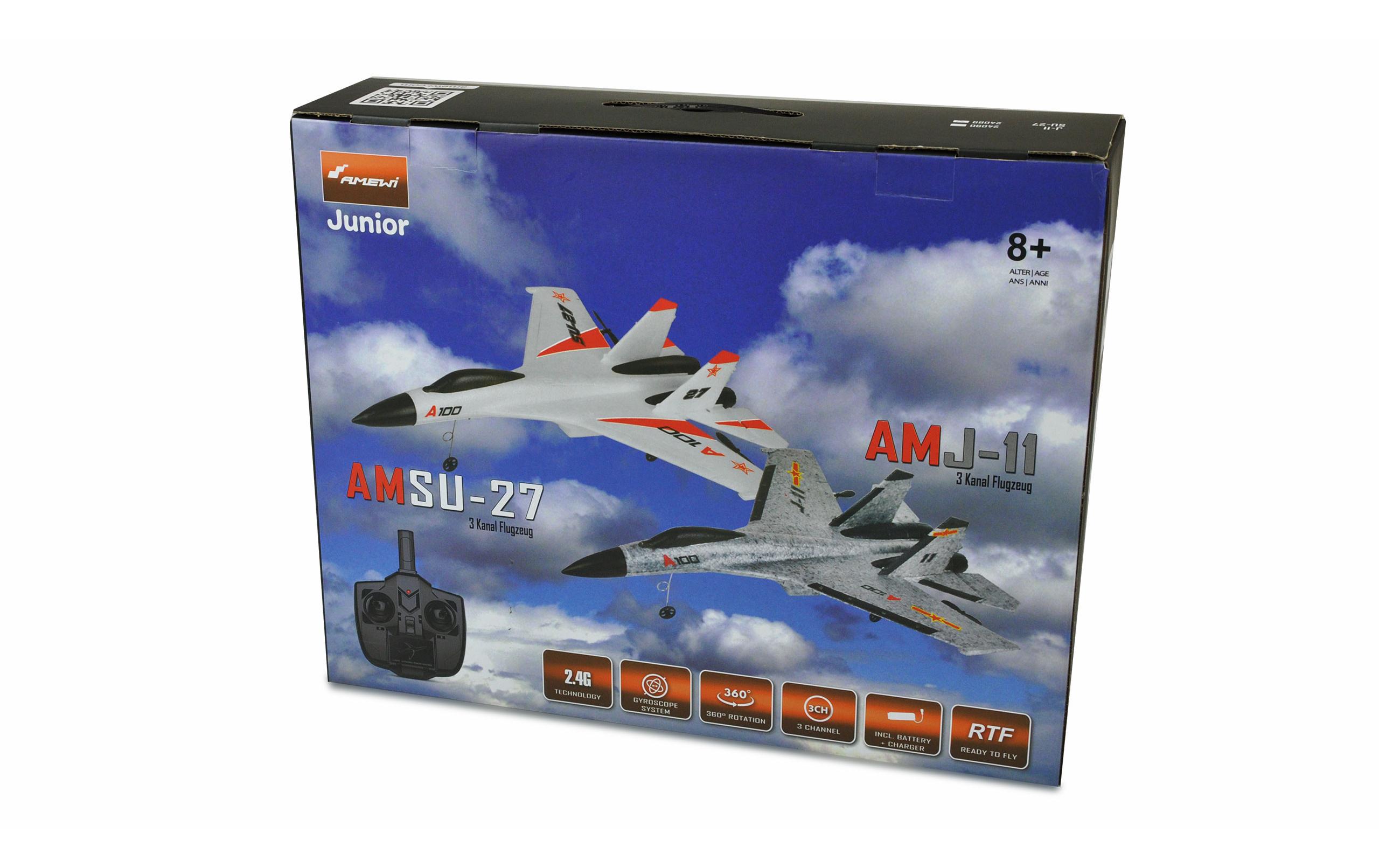 Amewi Flugzeug J-11 3-Kanal mit Gyro RTF
