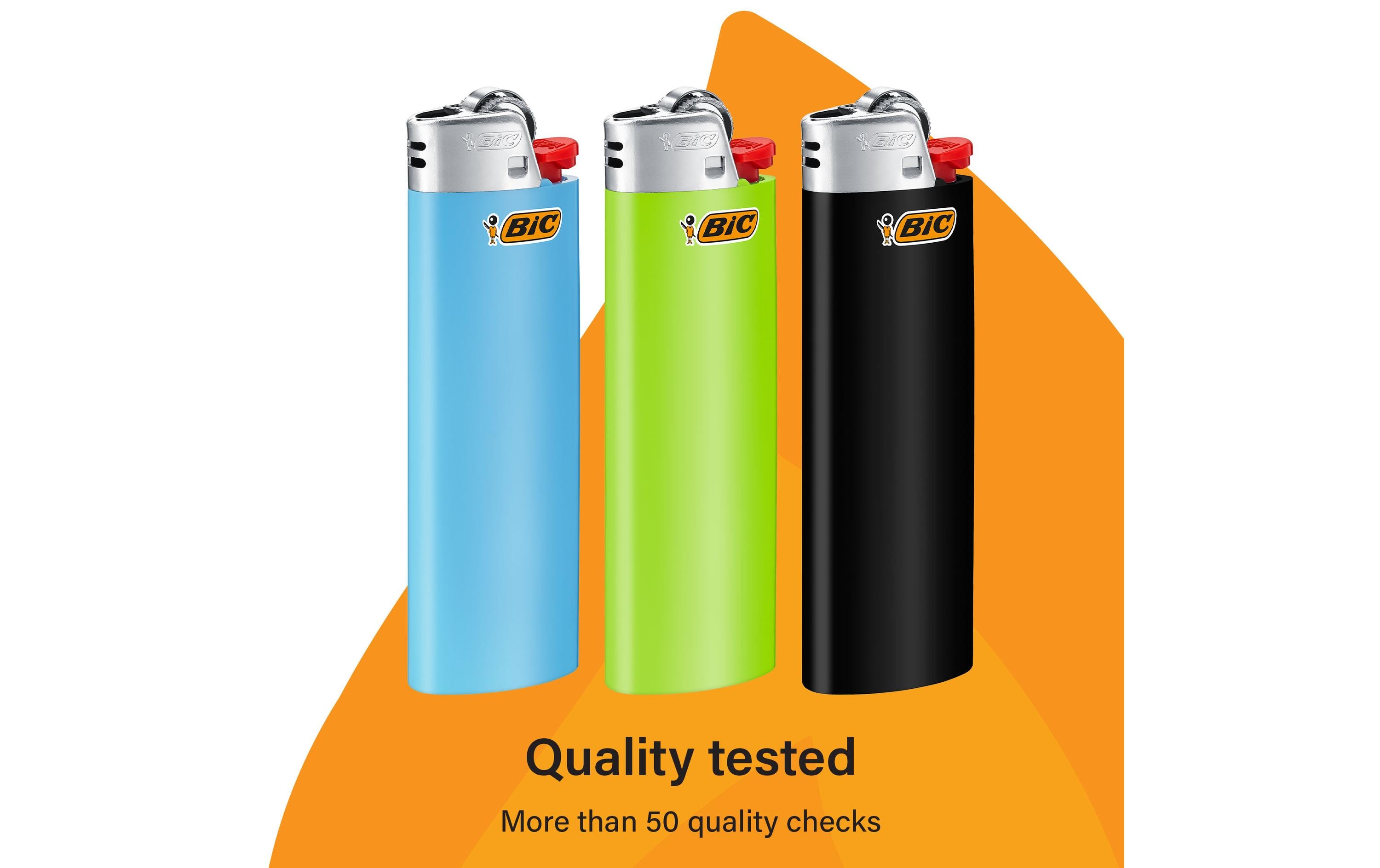 BIC Reibradfeuerzeug J26 Maxi, 6er Pack