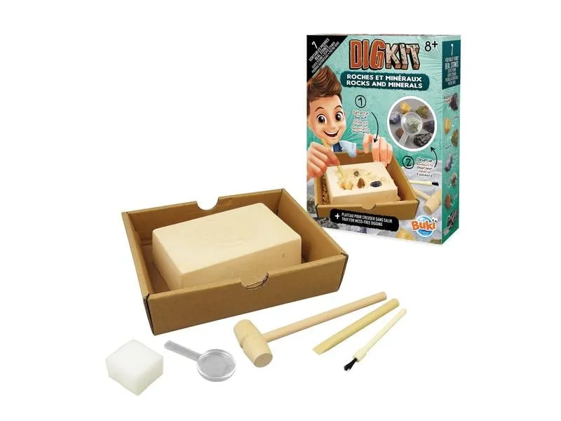 Buki Experimentierkasten DigKit Steine und Mineralien Buki Experimentierkasten DigKit Steine und Mineralien