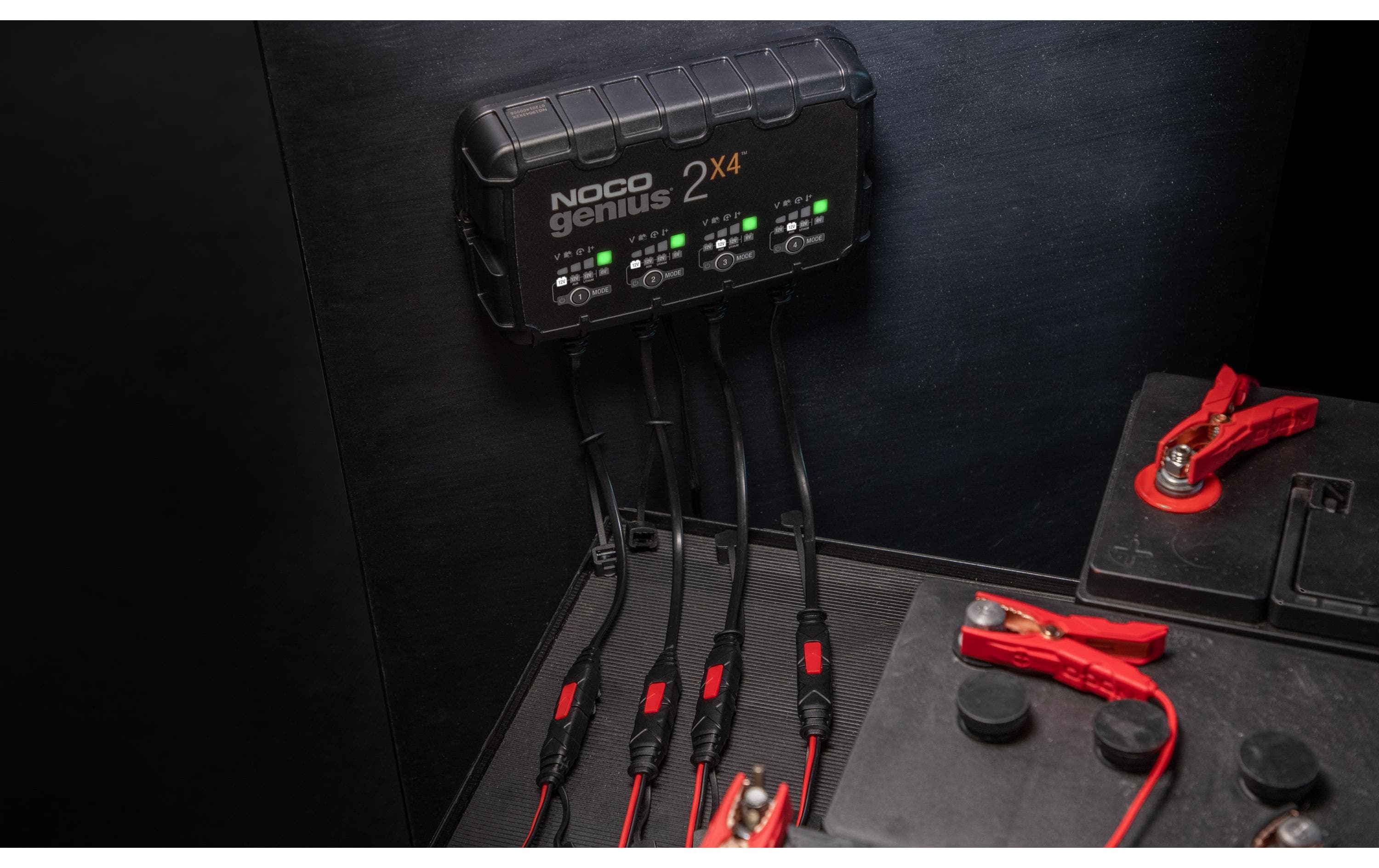 Noco Batterieladegerät GENIUS2 x 4 4x 6-12 V / 2 A Noco Batterieladegerät GENIUS2 x 4 4x 6-12 V / 2 A