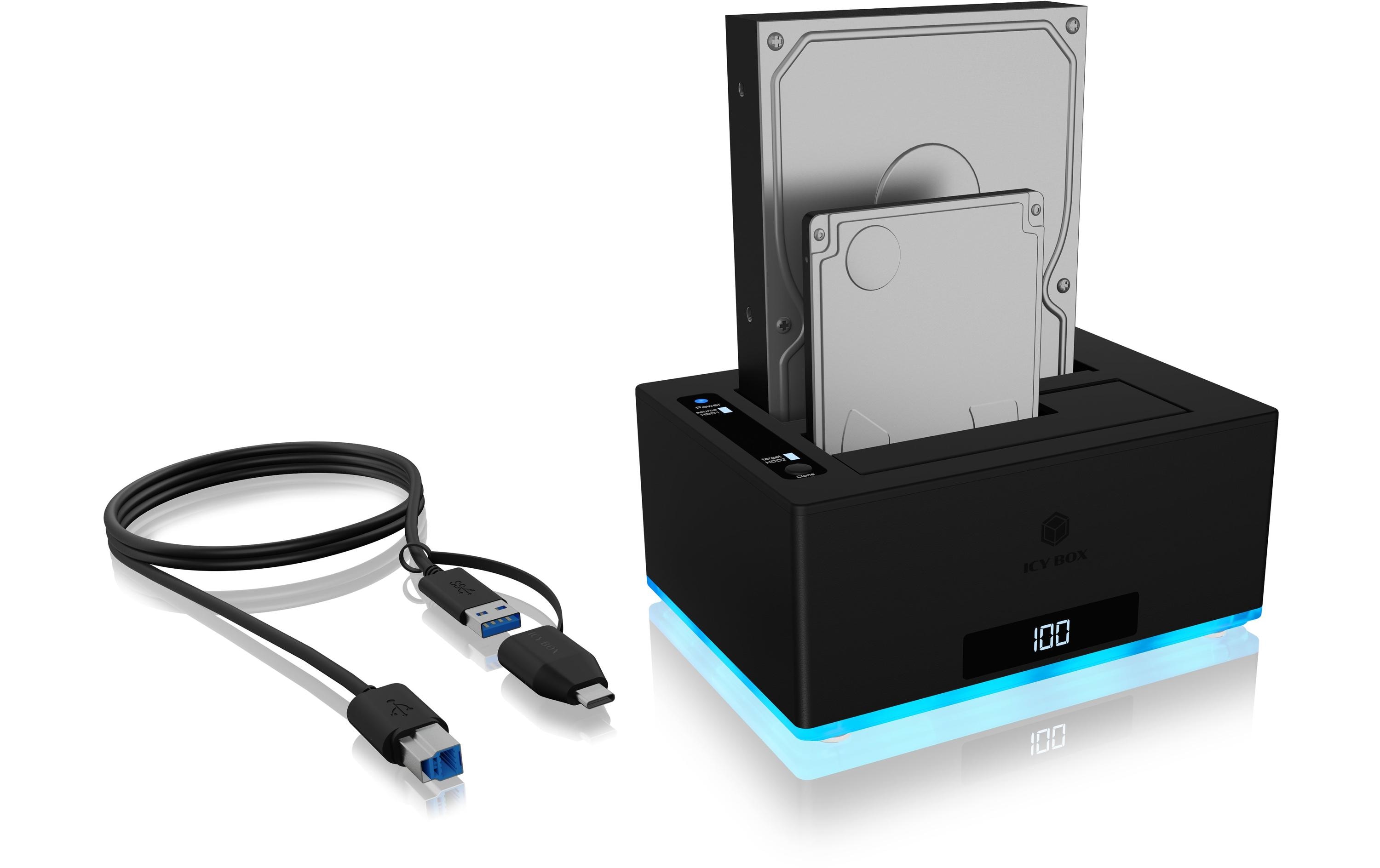 ICY BOX Docking- und Klonstation IB-127CL-U3