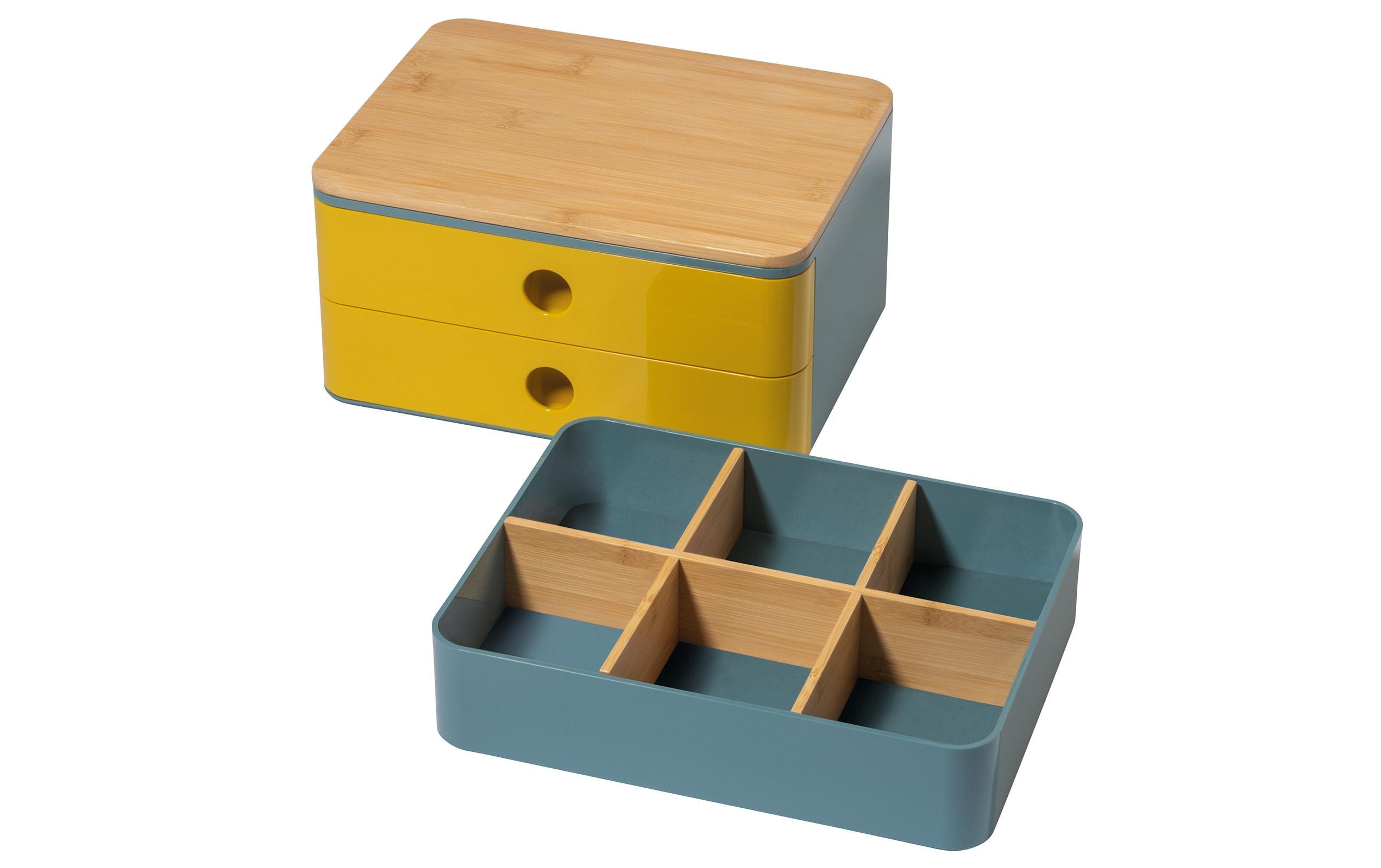 HAN Schubladenbox Allison Smart-Box Plus 2 Schubladen, Gelb HAN Schubladenbox Allison Smart-Box Plus 2 Schubladen, Gelb