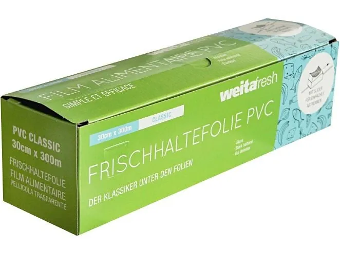 Weita Frischhaltefolie mit Slider 1 Stück, Transparent, 30 cm Weita Frischhaltefolie mit Slider 1 Stück, Transparent, 30 cm