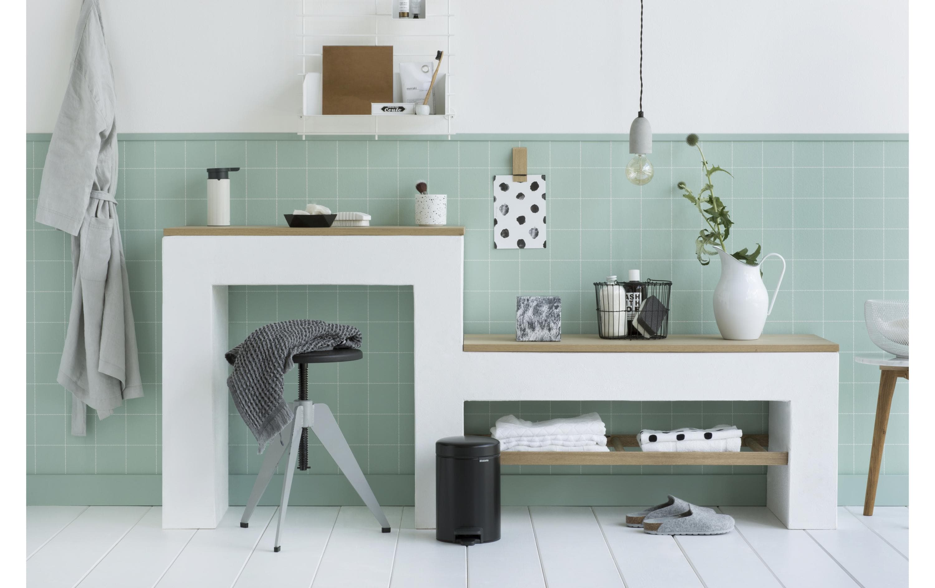 Brabantia Kosmetikeimer NewIcon 3 l, Matt Black