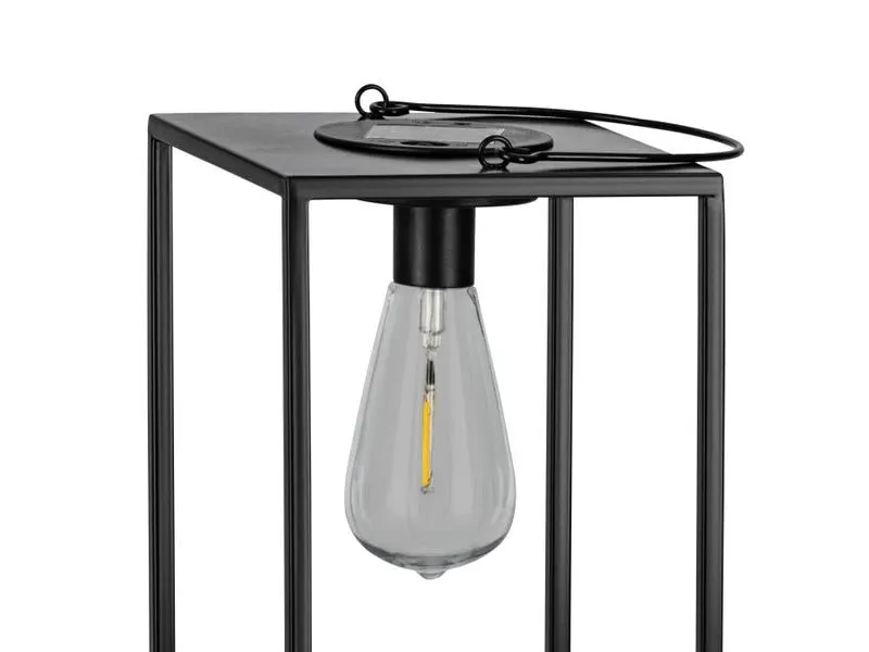 EGLO Leuchten Gartenlicht Deko Solarleuchte Laterne Schwarz EGLO Leuchten Gartenlicht Deko Solarleuchte Laterne Schwarz