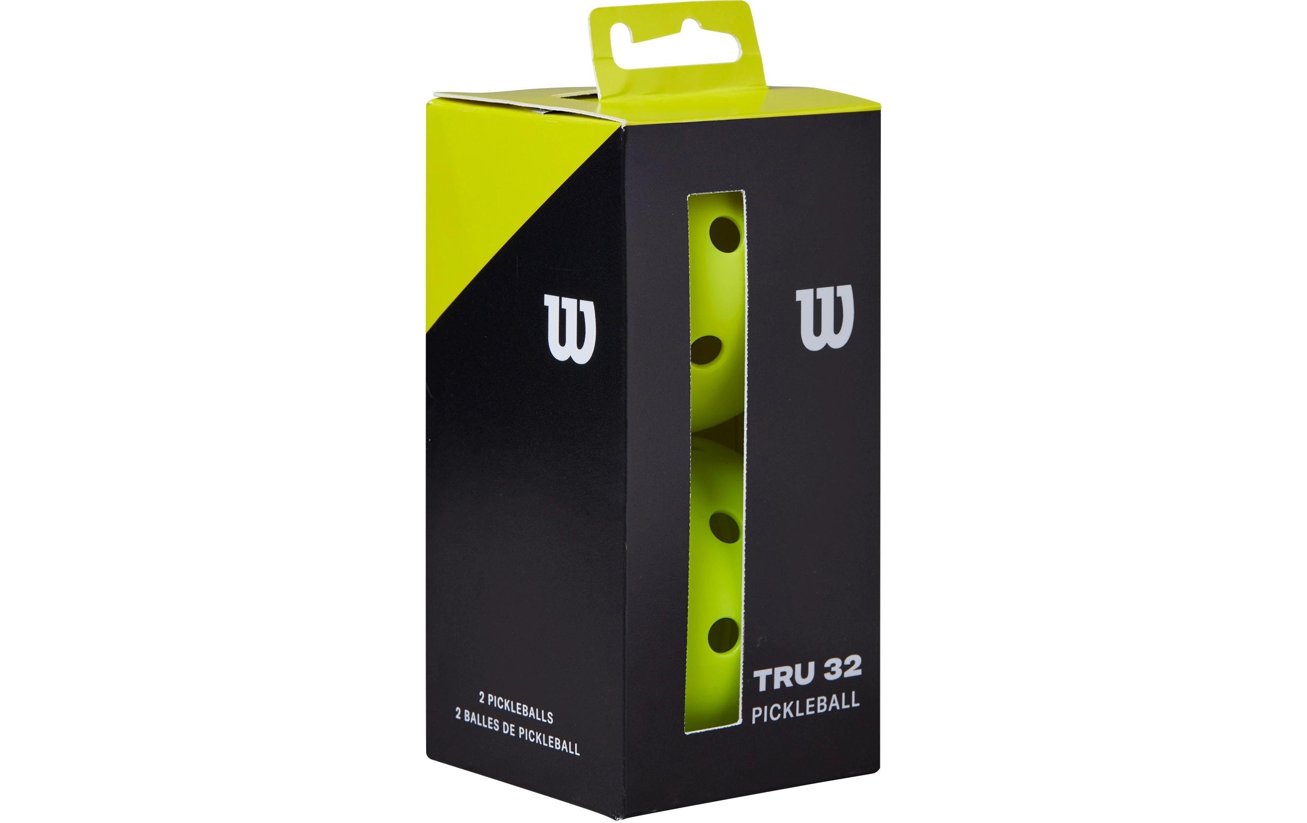 Wilson Pickleball Bälle Tru 32 2er-Pack, Gelb Wilson Pickleball Bälle Tru 32 2er-Pack, Gelb