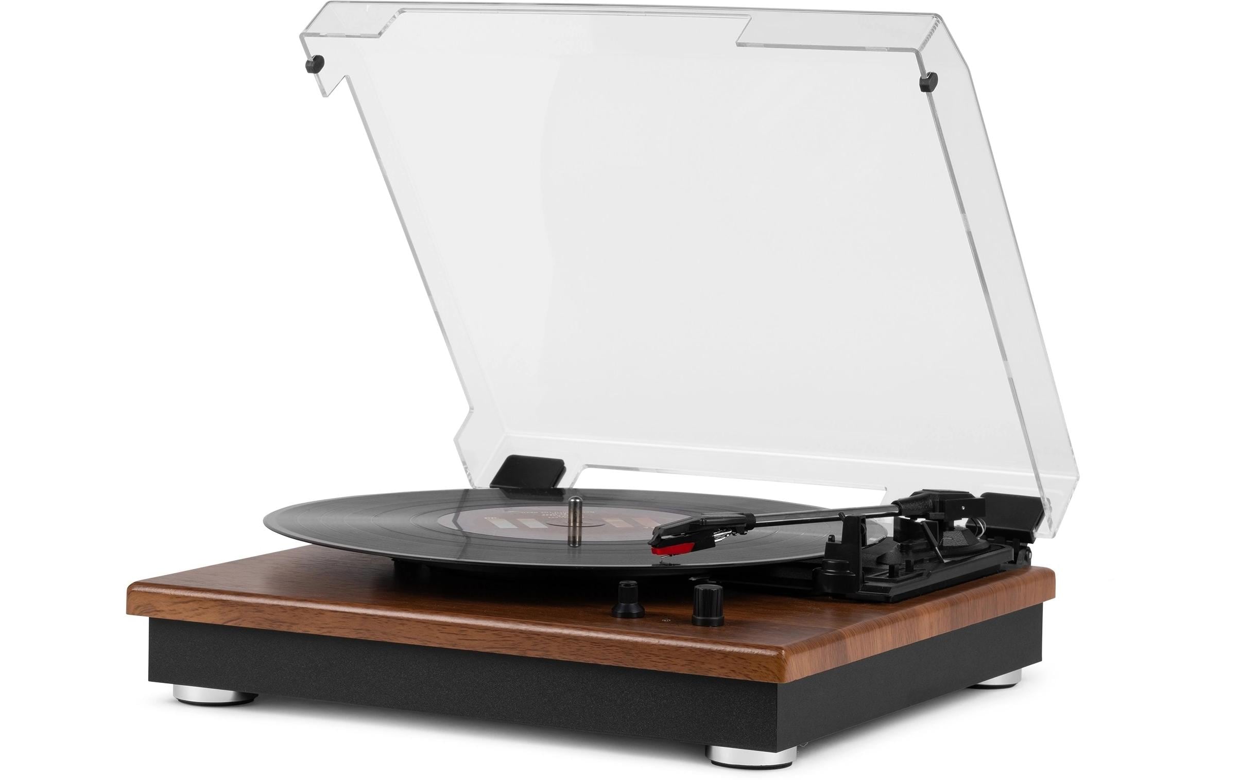 Audizio Plattenspieler mit Bluetooth RP112L Dunkelbraun