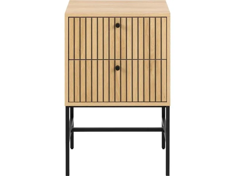 AC Design Nachttisch Albany 45.6 x 70 cm, Braun AC Design Nachttisch Albany 45.6 x 70 cm, Braun