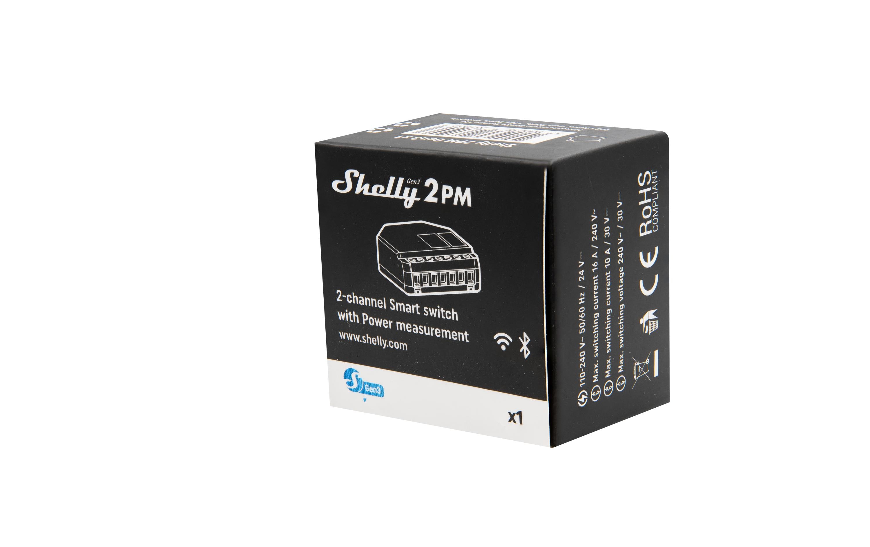 Shelly Smart Home Schalt-Messaktor 2PM Gen3 x 2