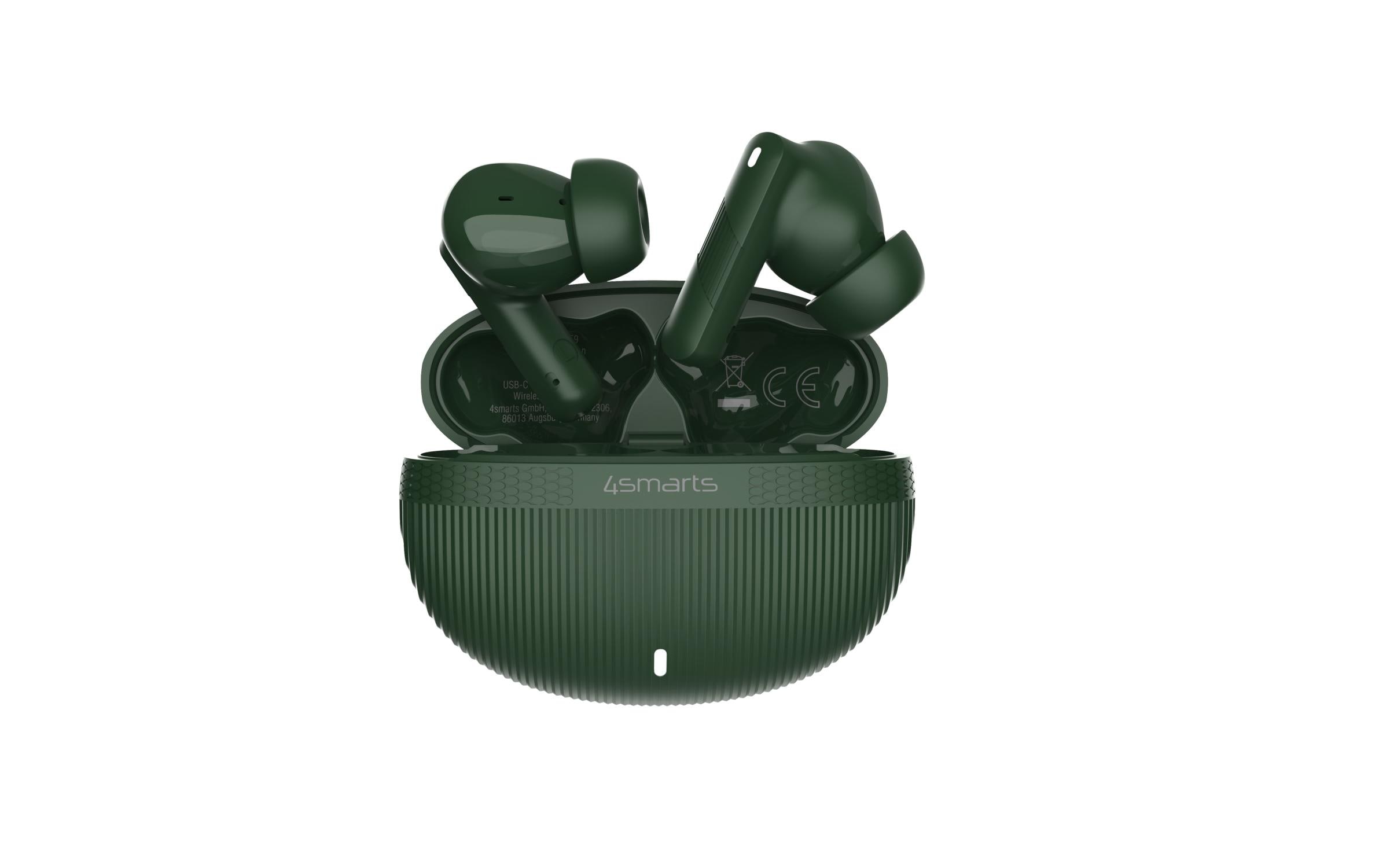 4smarts Wireless In-Ear-Kopfhörer SkyBuds Pro ANC Olivgrün 4smarts Wireless In-Ear-Kopfhörer SkyBuds Pro ANC Olivgrün