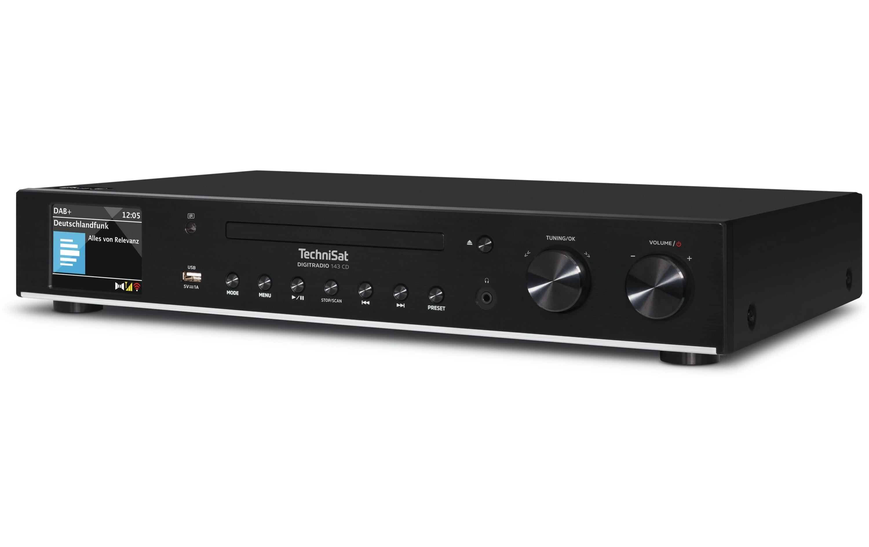 Technisat Radio-Tuner DigitRadio 143 CD V3 Schwarz Technisat Radio-Tuner DigitRadio 143 CD V3 Schwarz