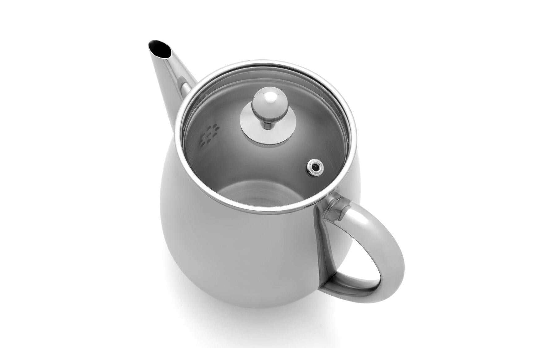 Bredemeijer Teekanne Duet Eva 1.1 Liter, Silber