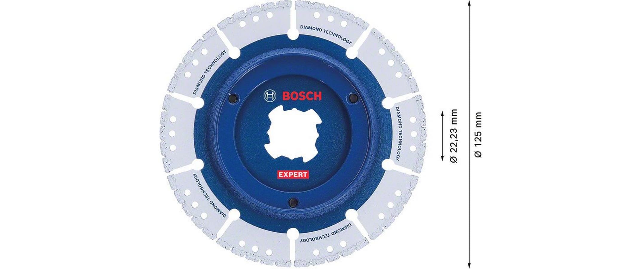 Bosch Professional Diamanttrennscheibe Expert Diamond Pipe Cut Wheel, 125 mm