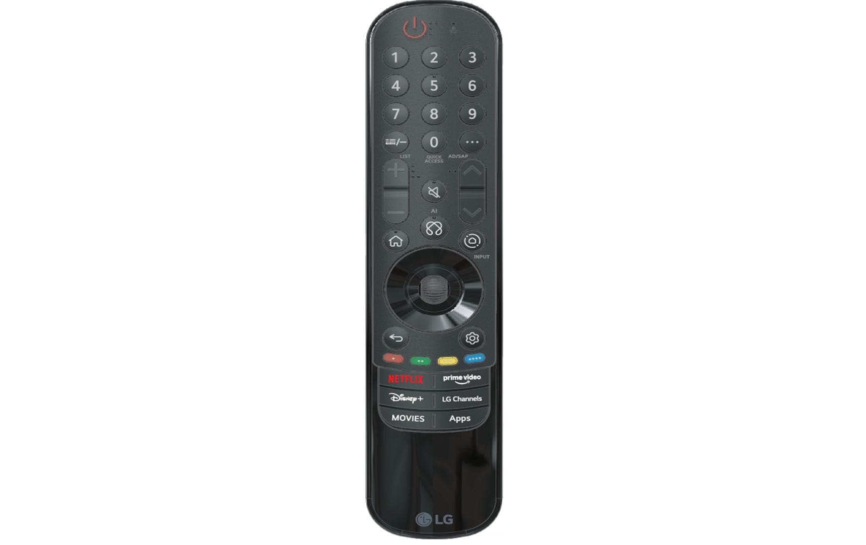 LG Magic Remote mit Ziffernblock