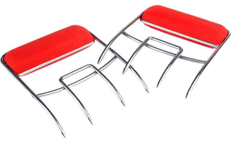 CHARCOAL COMPANION Grillgabel 2 Stück, Rot