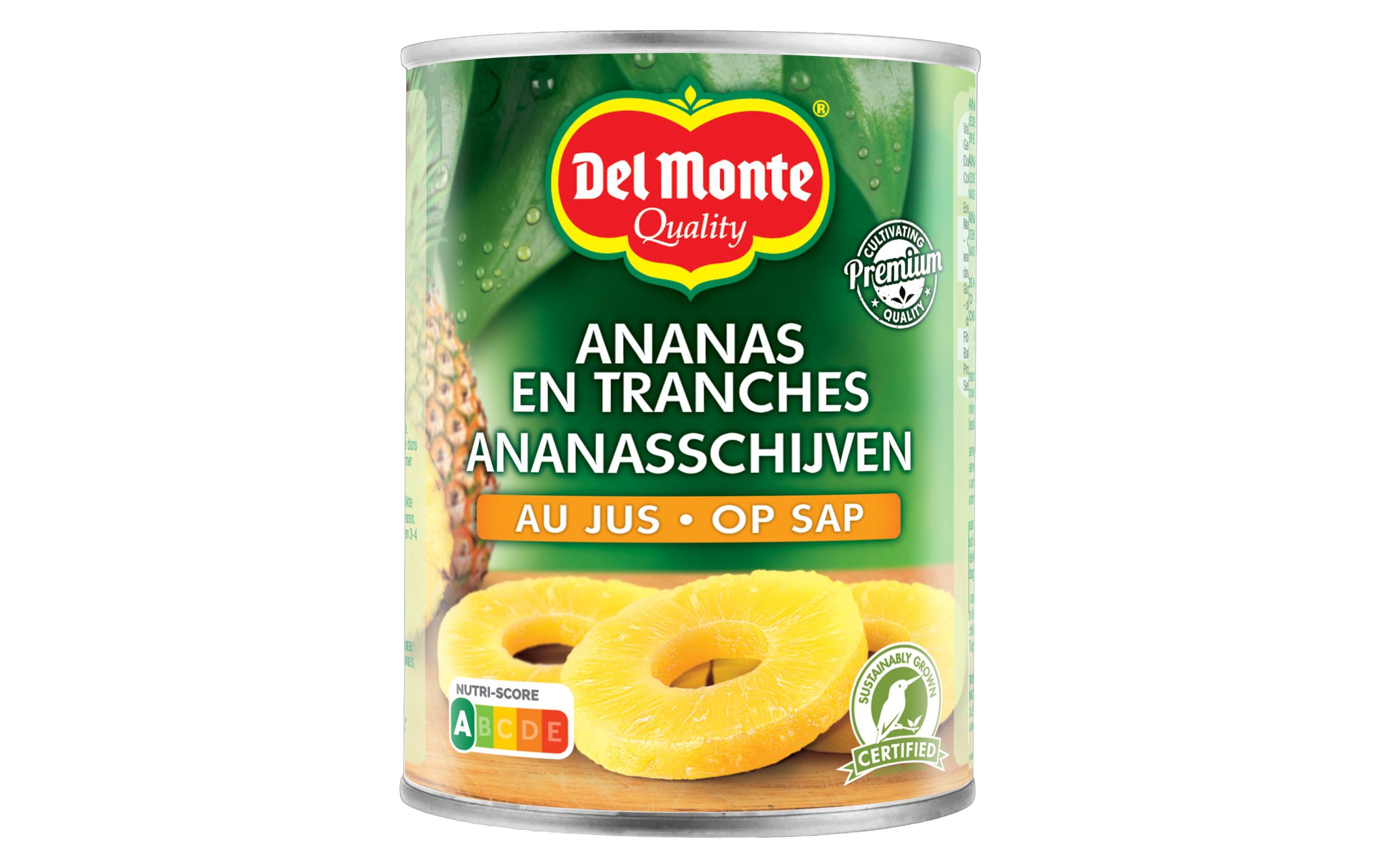 Del Monte Dose Ananas Scheiben in Ananassaft 350 g