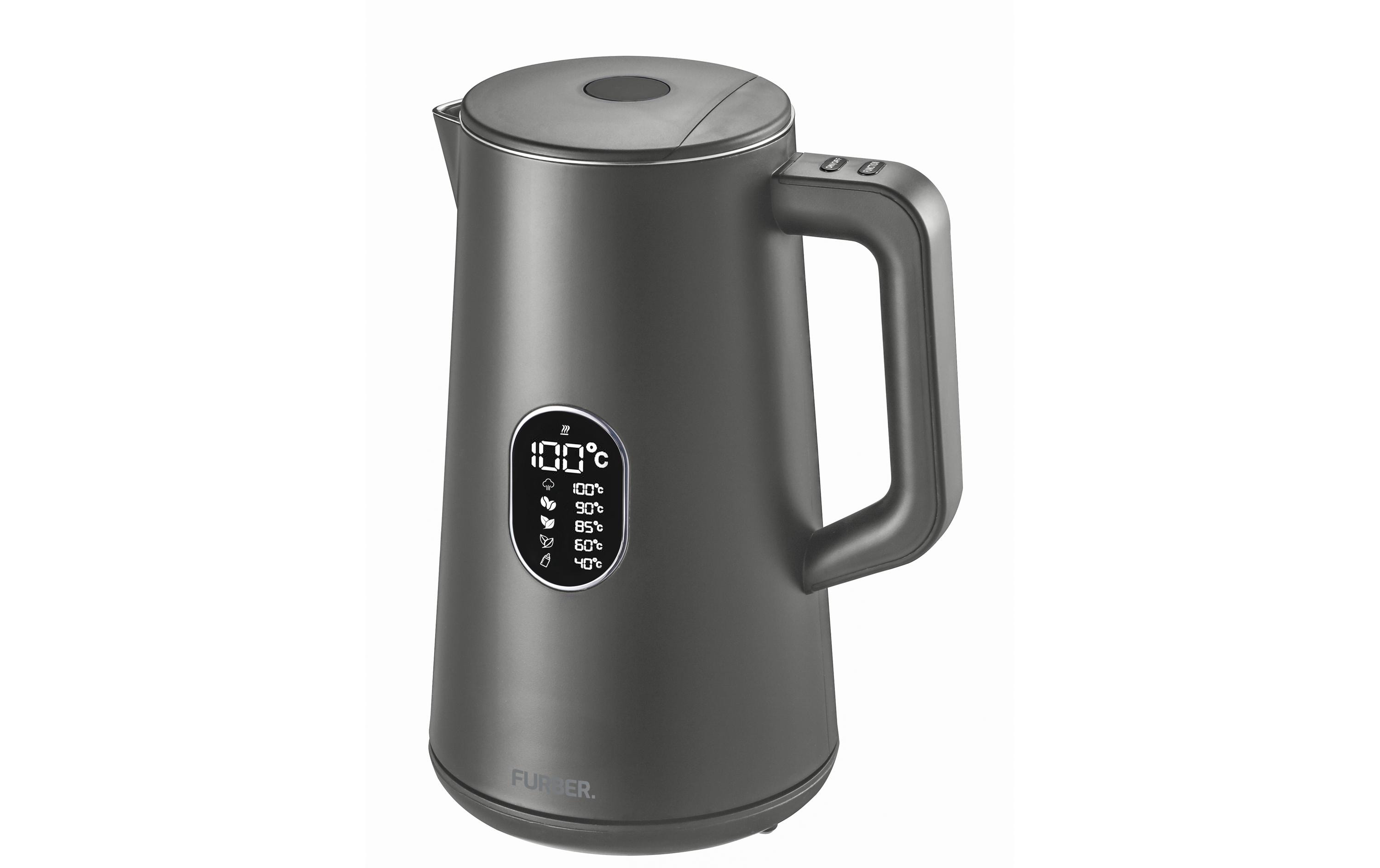 FURBER Wasserkocher Veloce, 1.5 L, Grau