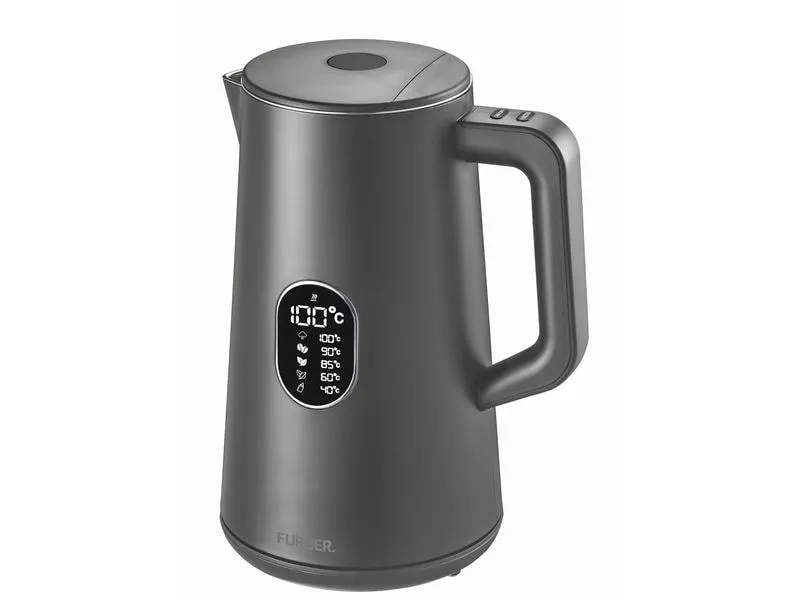 FURBER Wasserkocher Veloce, 1.5 L, Grau