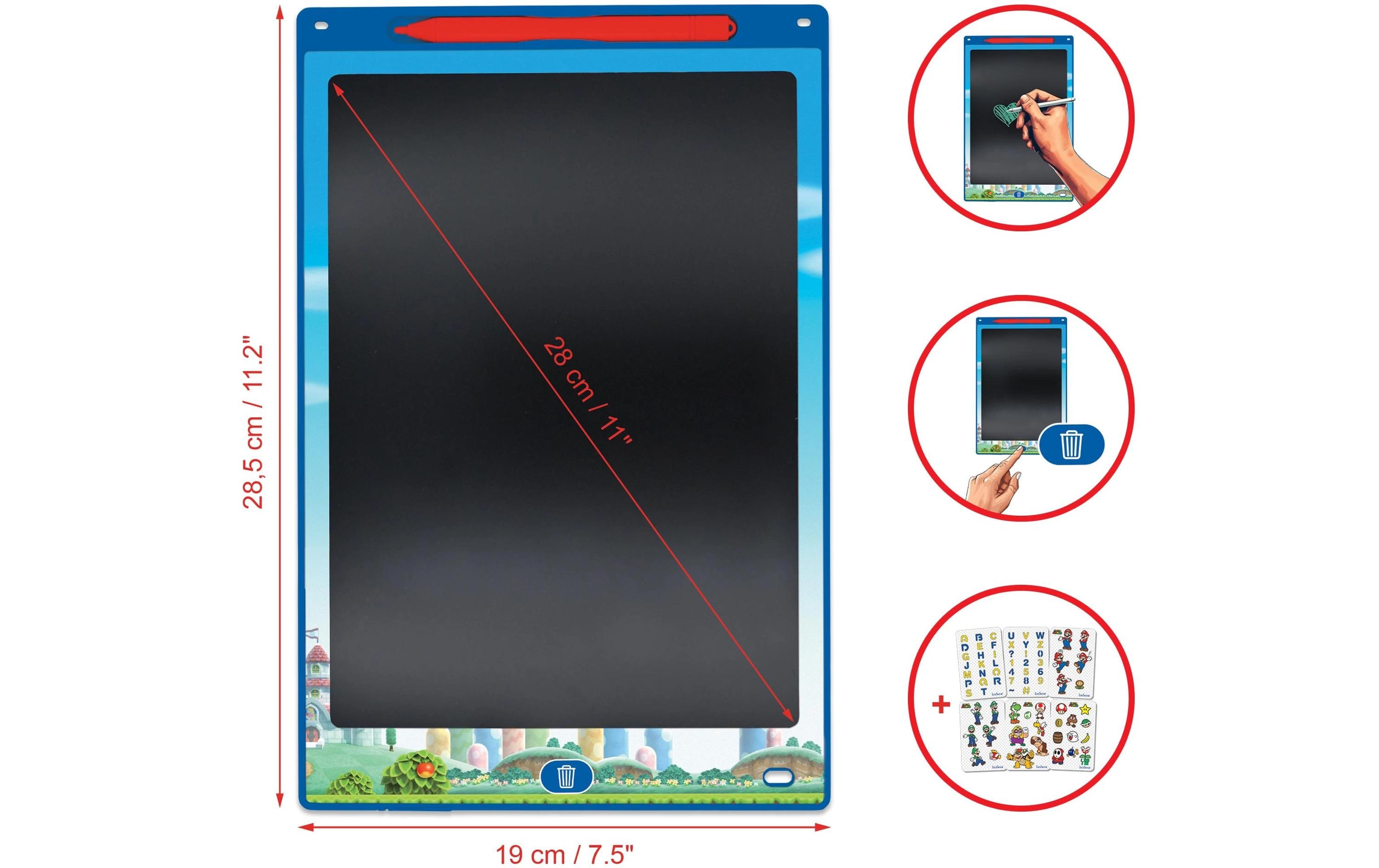 Lexibook Lern-Zeichentablett Bluey 11 Super Mario