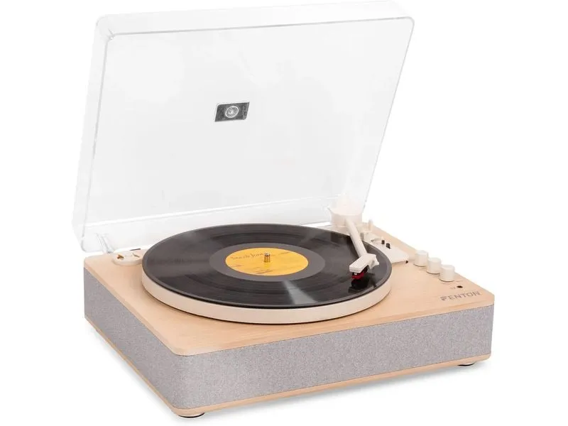 Fenton Plattenspieler mit Bluetooth RP162S Ahorn Fenton Plattenspieler mit Bluetooth RP162S Ahorn