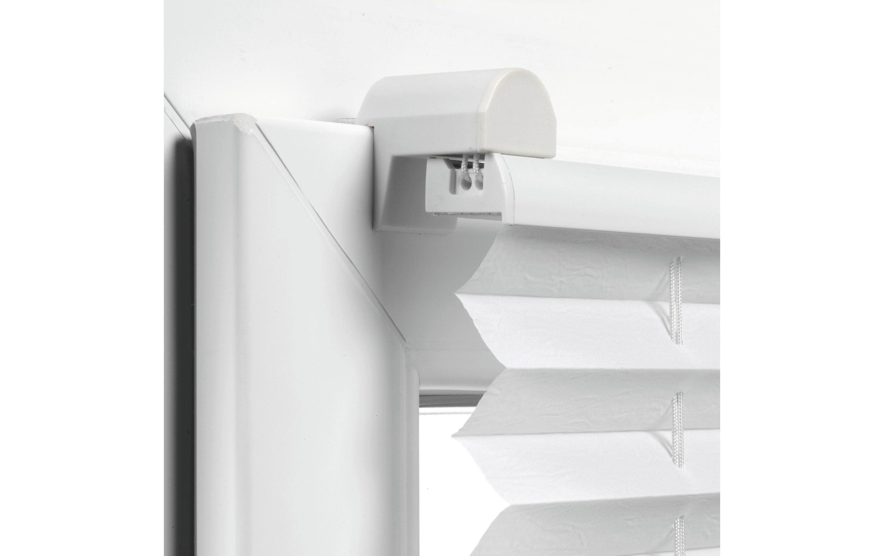 Gardinia Plissée Easyfix, blickdicht 50 x 130 cm, Weiss