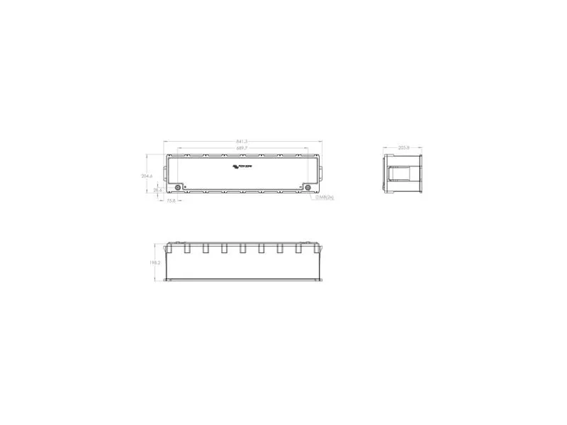 Victron Batterie LiFePO4 25.6 V/300 Ah NG 235 x 341 x 160 mm