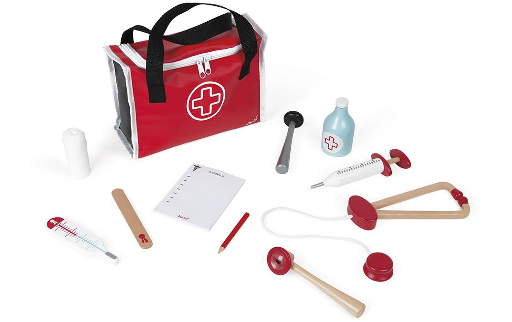 Janod Arzt Doktortasche 10-teilig Janod Arzt Doktortasche 10-teilig