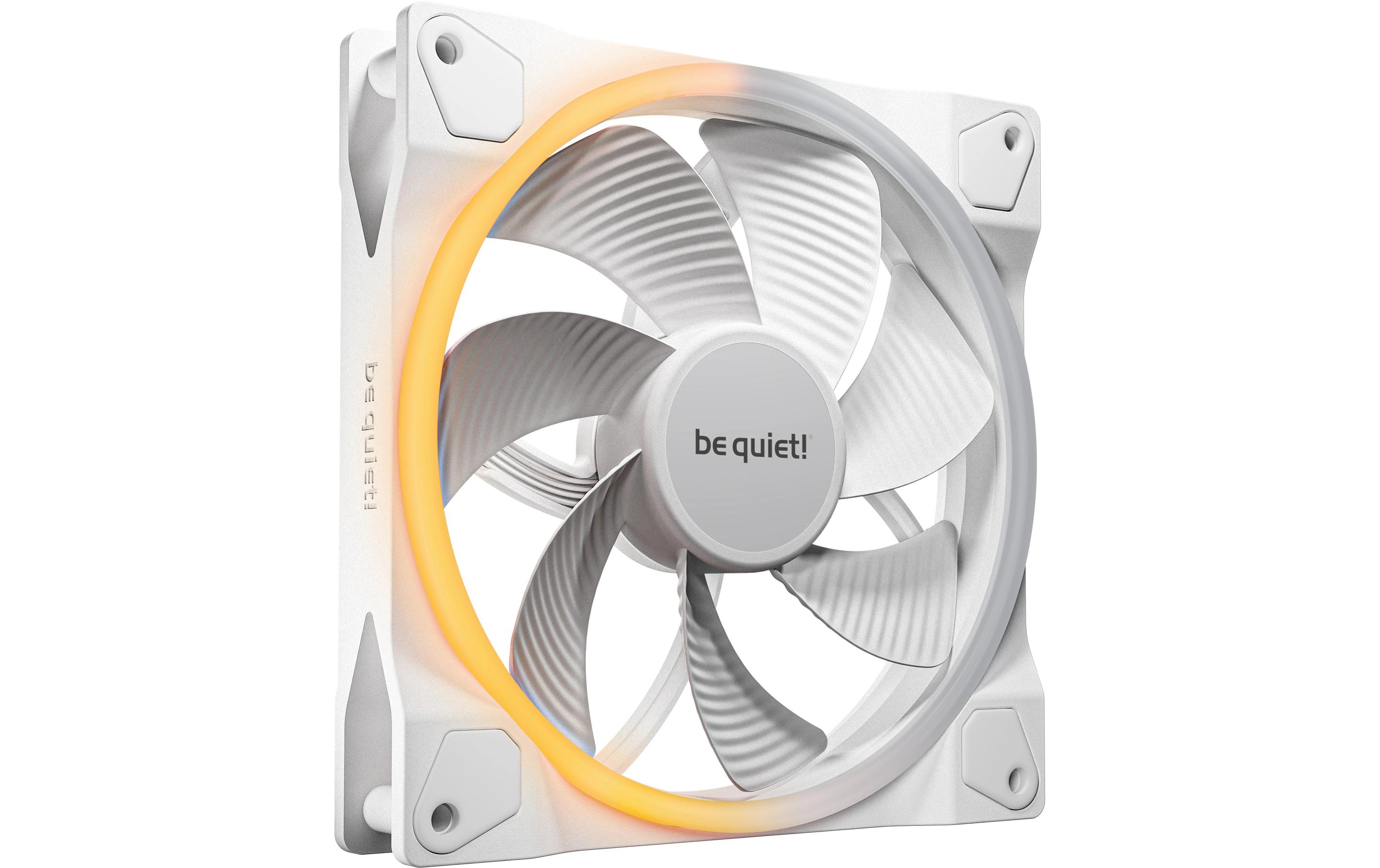 be quiet! PC-Lüfter Light Wings 140 mm PWM Reverse White