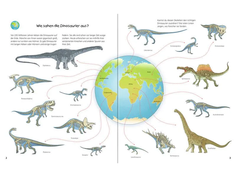 Ravensburger Kinder-Sachbuch Stickerheft Dinosaurier