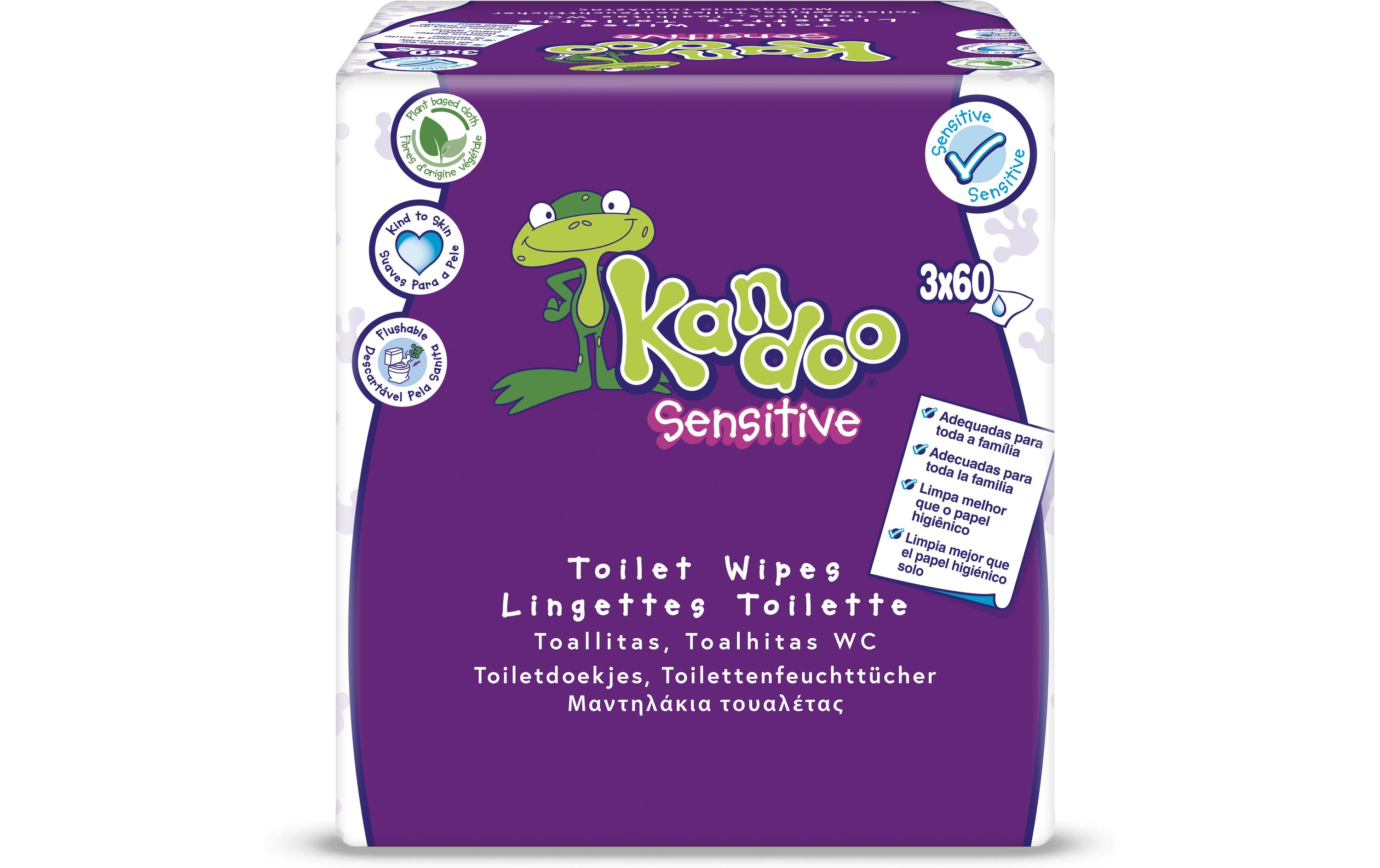 Kandoo Feuchttücher Sensitive 2x 180 Stück Kandoo Feuchttücher Sensitive 2x 180 Stück