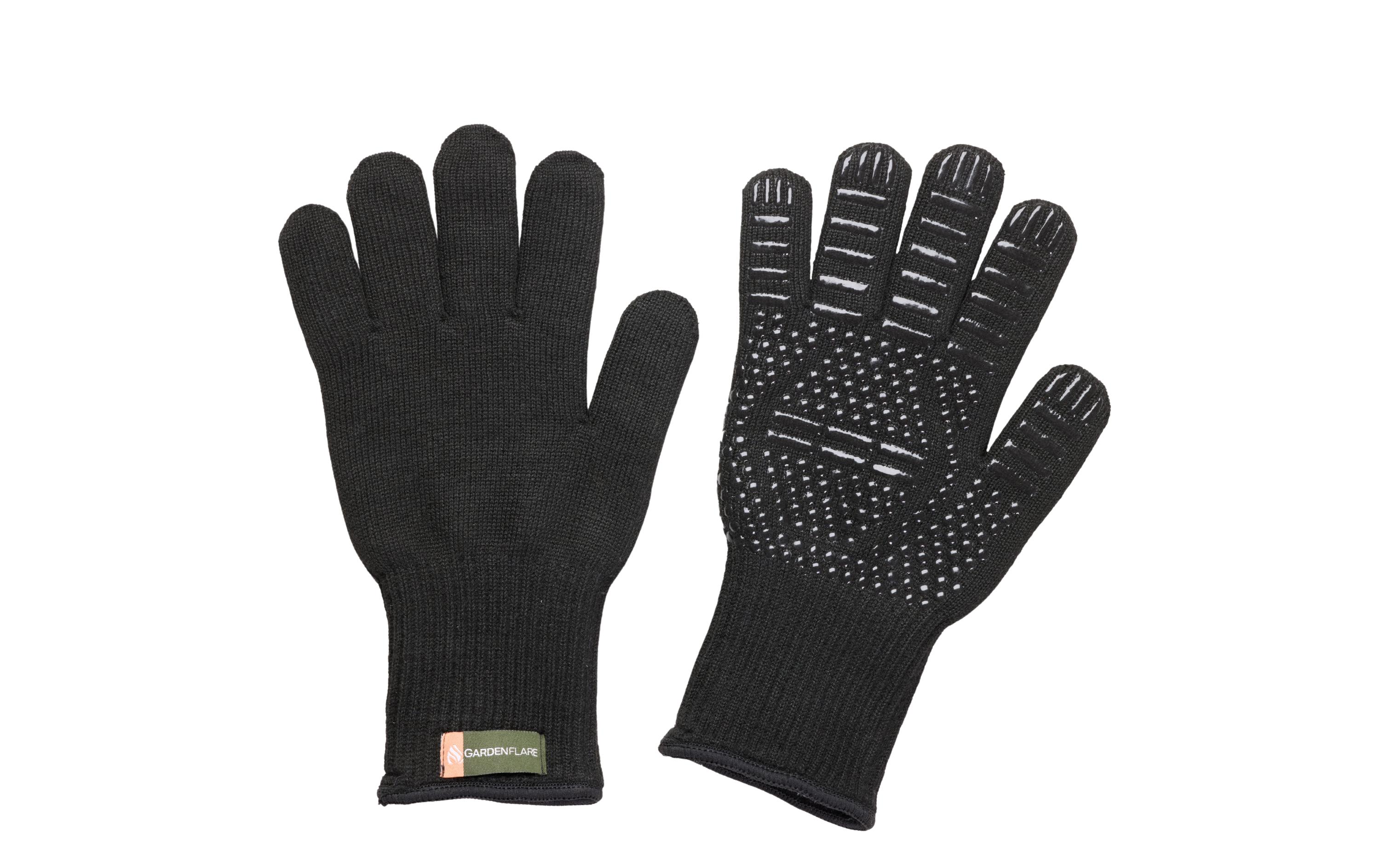 Gardenflare Grillhandschuh - und Hitze-Paar Schwarz