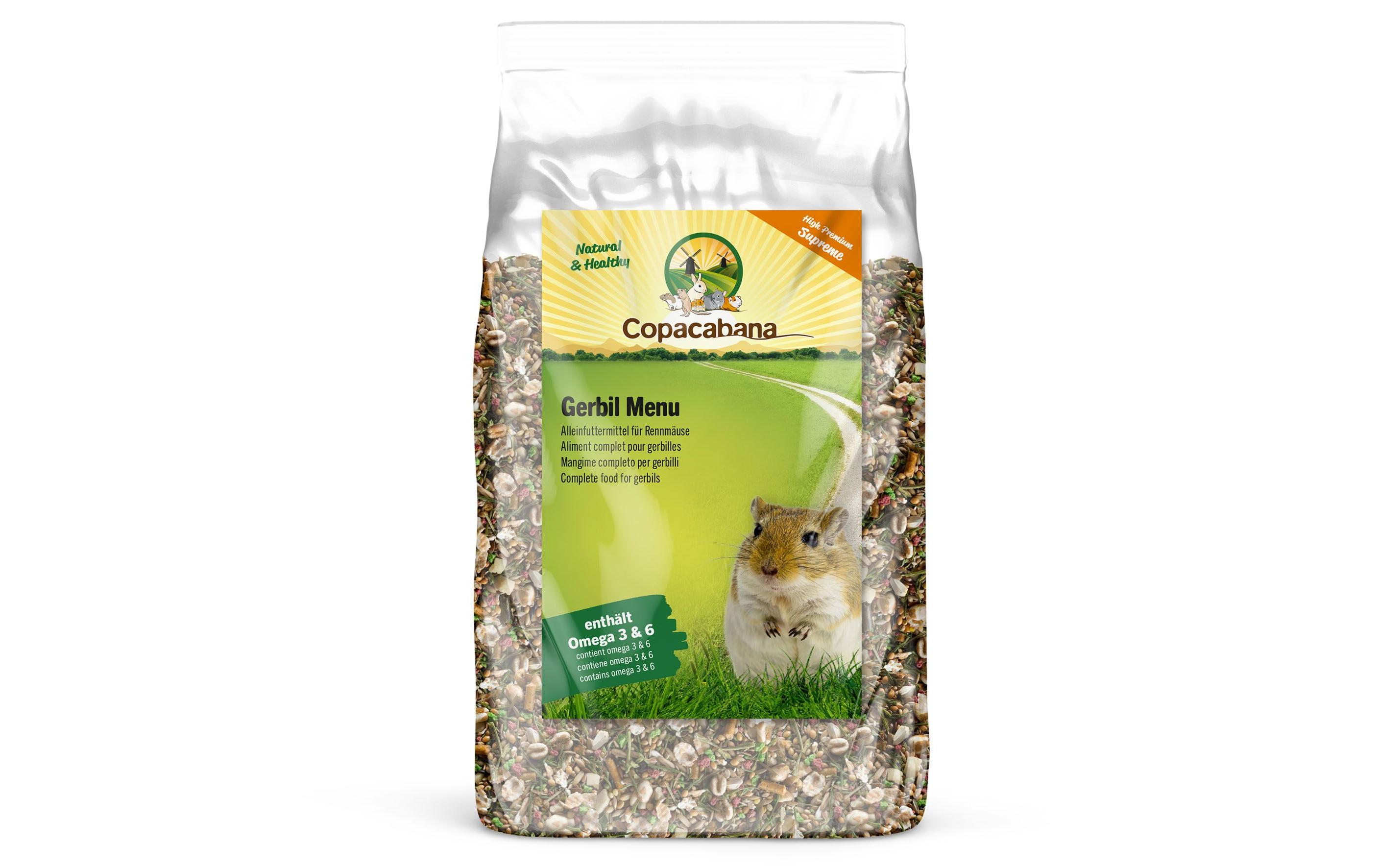 Copacabana Hauptfutter Gerbil Menü Supreme, 750 g Copacabana Hauptfutter Gerbil Menü Supreme, 750 g