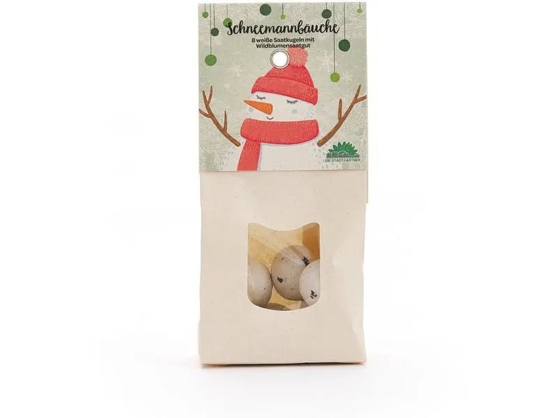 Die Stadtgärtner Schneemannbäuche Weiss, 19 Wildblumensamen