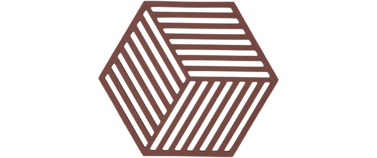 Zone Denmark Topfuntersetzer Hexagon Burgunder