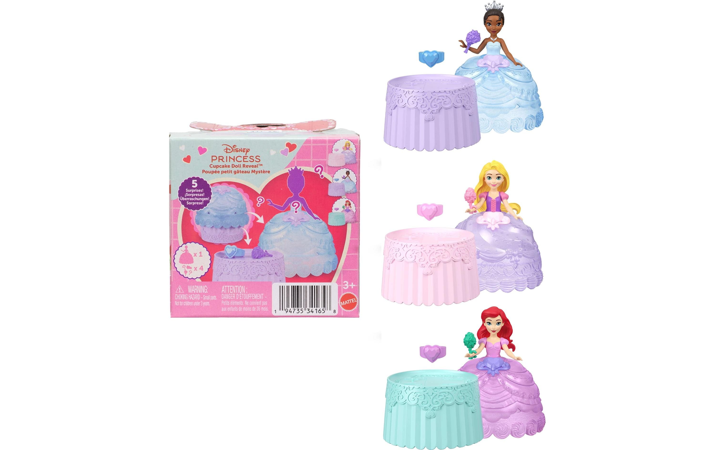Disney Princess Puppe Reveal Valentine Cupcake Mehrfarbig, Assortiert