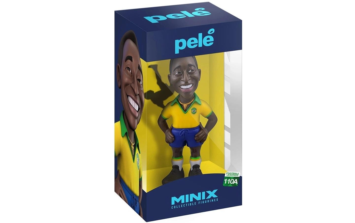 Minix Figur Pelé Brasilien Heimtrikot 12 cm