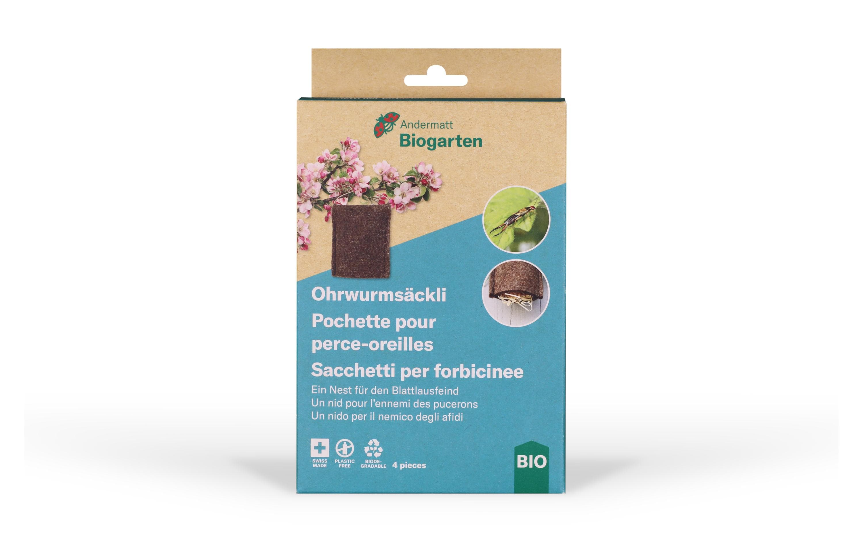 Andermatt Biogarten BIO Ohrwurmsäckli, 4 Stück Andermatt Biogarten BIO Ohrwurmsäckli, 4 Stück