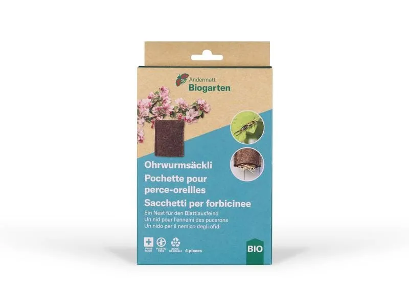 Andermatt Biogarten BIO Ohrwurmsäckli, 4 Stück Andermatt Biogarten BIO Ohrwurmsäckli, 4 Stück