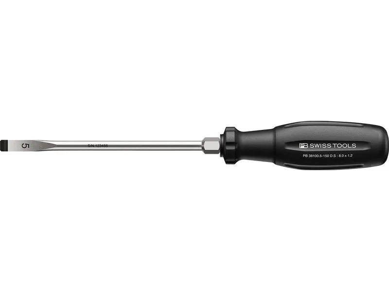 PB Swiss Tools Schlitz-Schraubenzieher PB 38100.5-150 D S Schlitz PB Swiss Tools Schlitz-Schraubenzieher PB 38100.5-150 D S Schlitz