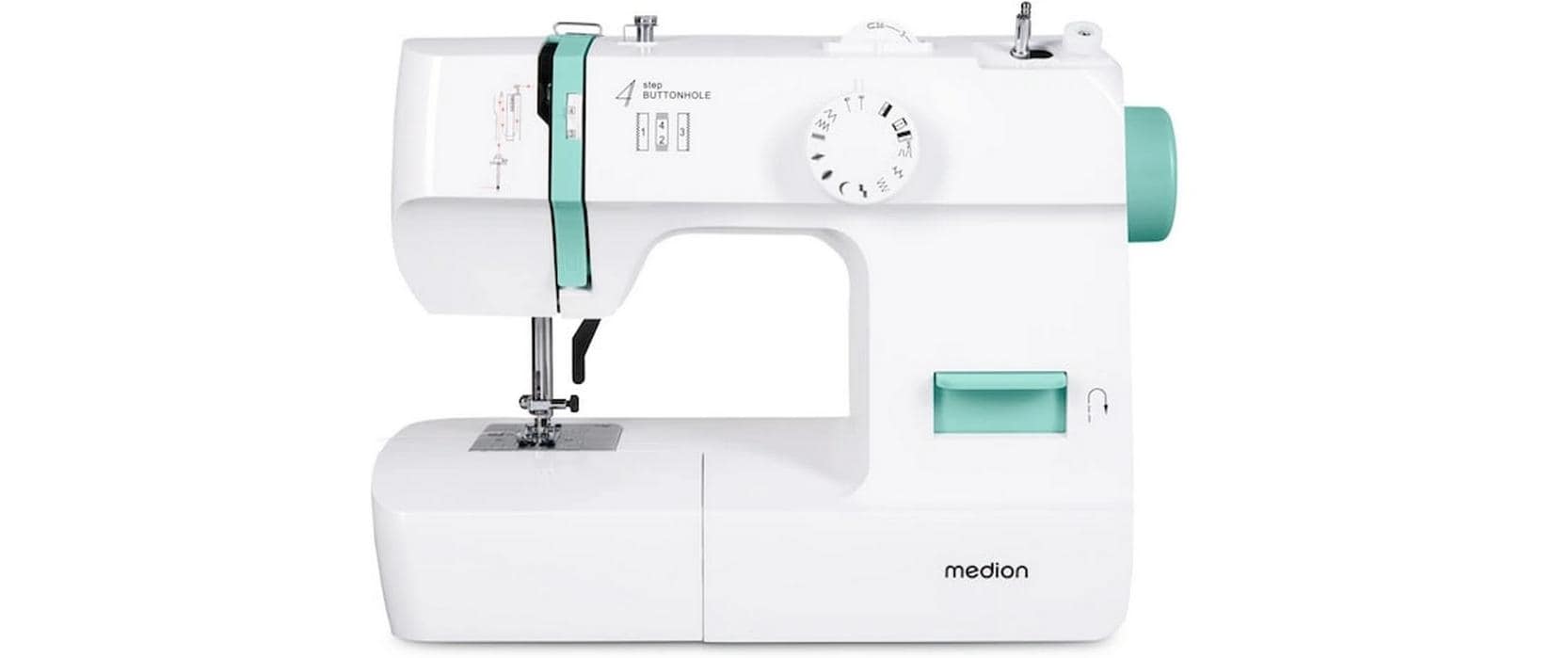 Medion Nähmaschine Life SM70 Weiss/Türkis