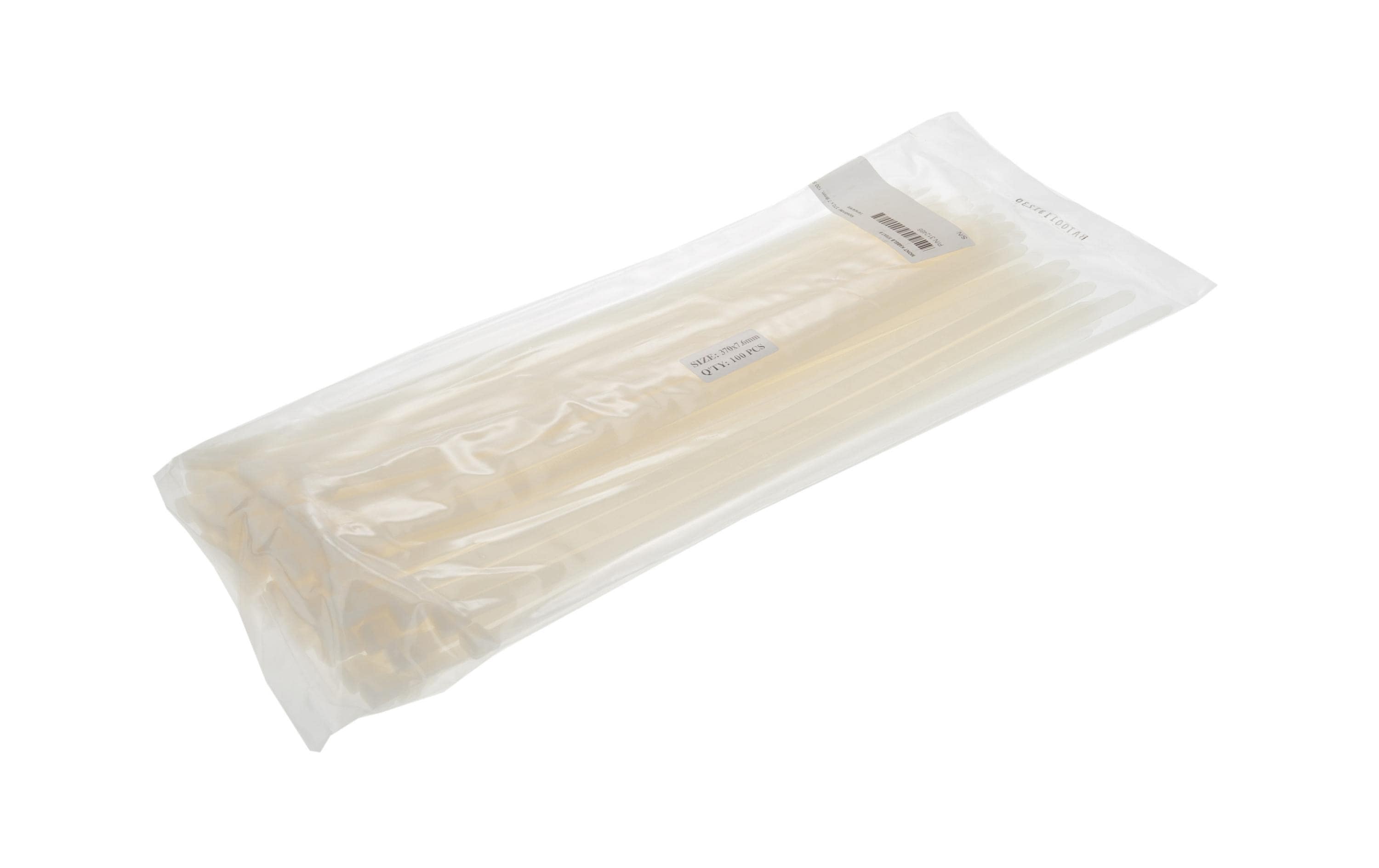 VR-Technics Kabelbinder Transparent 370 mm x 7.6 mm