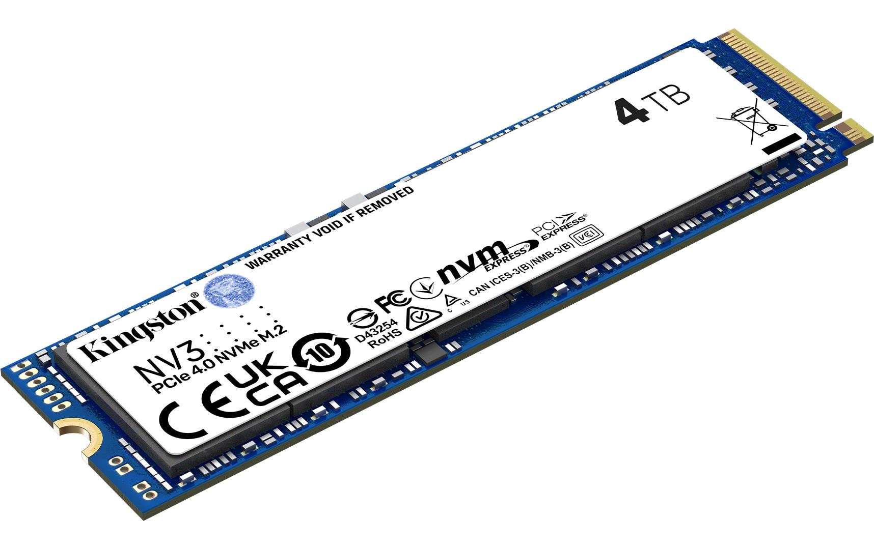 Kingston SSD NV3 M.2 2280 NVMe 4000 GB