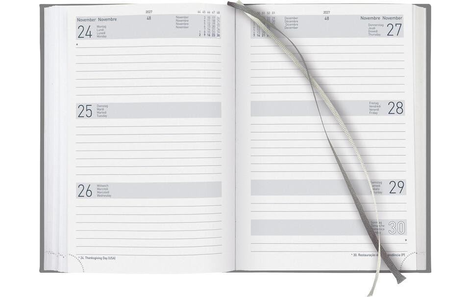 Biella Geschäftsagenda Dispo Term Trend Smile, 2027, Schwarz/Grün