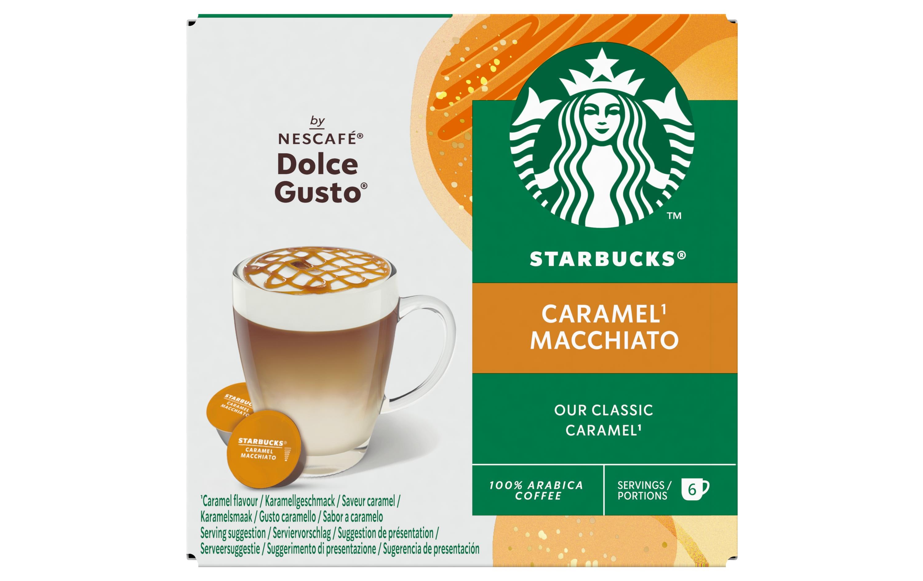 Starbucks Kaffeekapseln Caramel Macchiato 6 Portionen