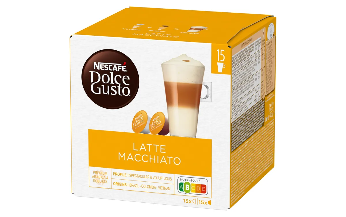 Nescafé Kaffeekapseln Dolce Gusto Latte Macchiato 15 Portionen Nescafé Kaffeekapseln Dolce Gusto Latte Macchiato 15 Portionen